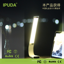 Lámpara con clip, luz de lectura LED USB ajustable con cuello de cisne resistente y flexible para mesa y cabecera